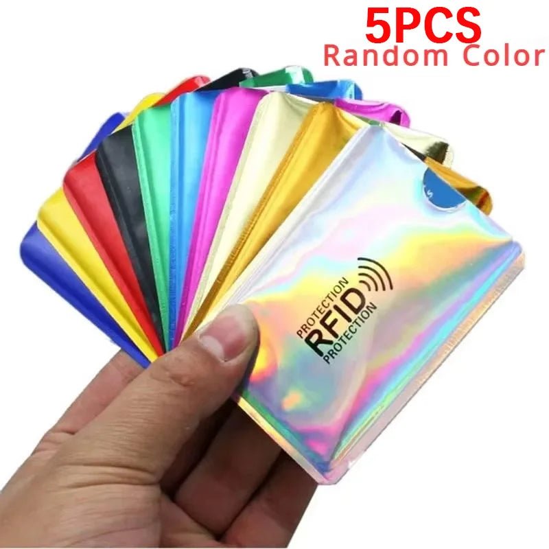 RFID-Blocking Card Protector Sleeves – 5 or 10-Pack Anti-Skimming Wallet Inserts - Goodify Mart