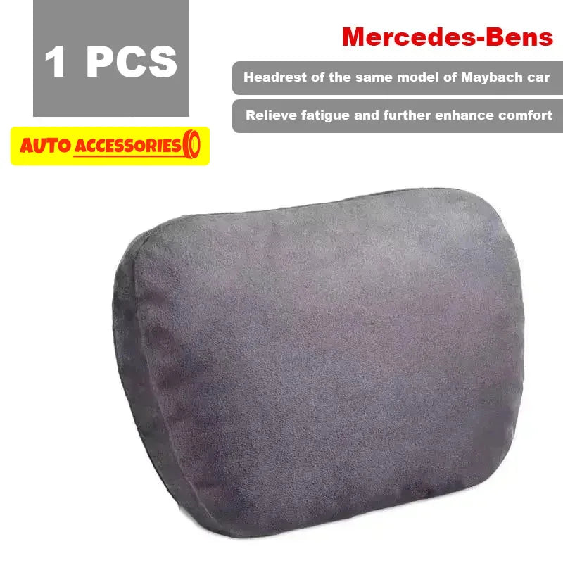Universal Car Headrest Neck Pillow – Soft Adjustable Seat Support Cushion
