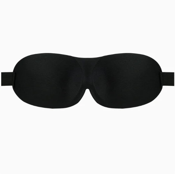 Breathable 3D Light-Blocking Sleep Mask – Adjustable Contoured Eye Mask for Travel and Rest