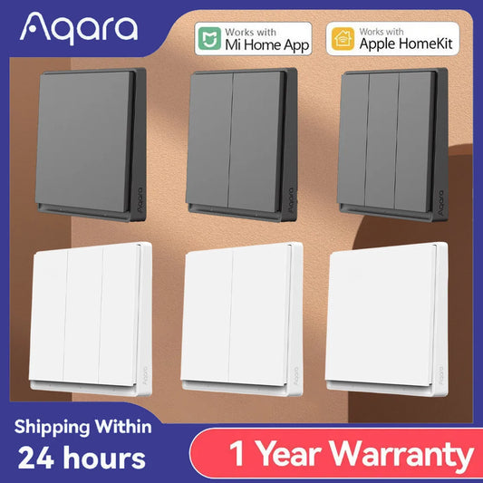 Aqara Smart Wall Switch E1 – Zigbee 3.0 Light Switch (With / No Neutral)