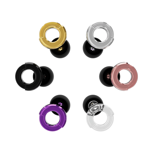 Reusable Silicone Noise-Reducing Earplugs – 4 Sizes for Sleep, Swimming and Travel