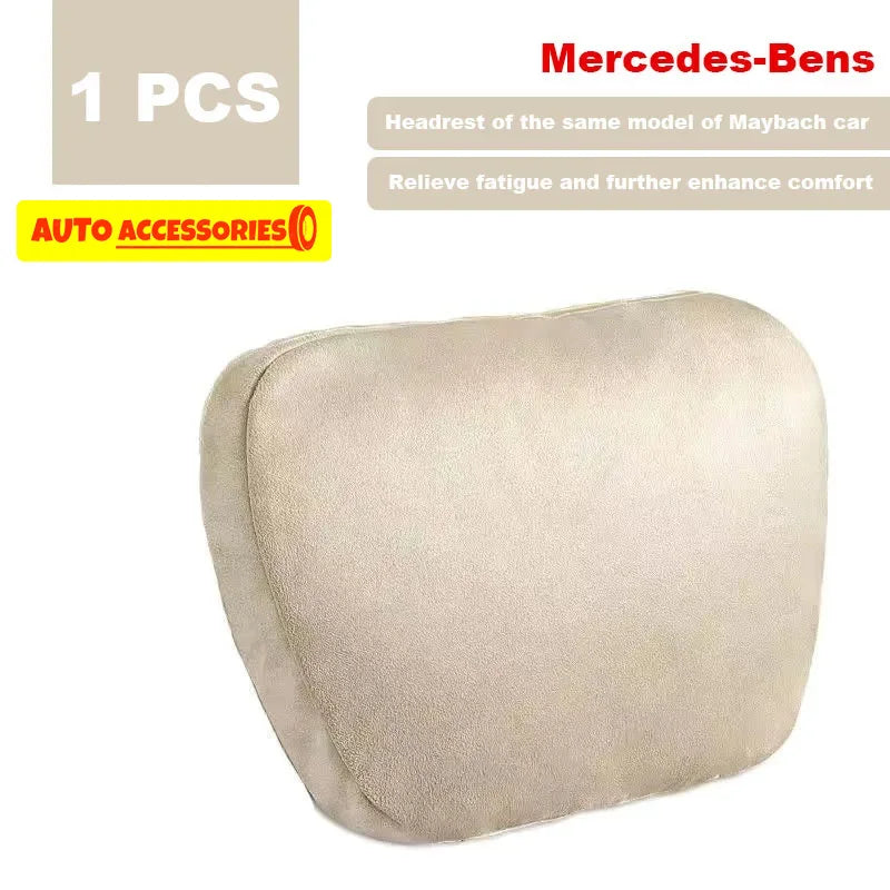 Universal Car Headrest Neck Pillow – Soft Adjustable Seat Support Cushion