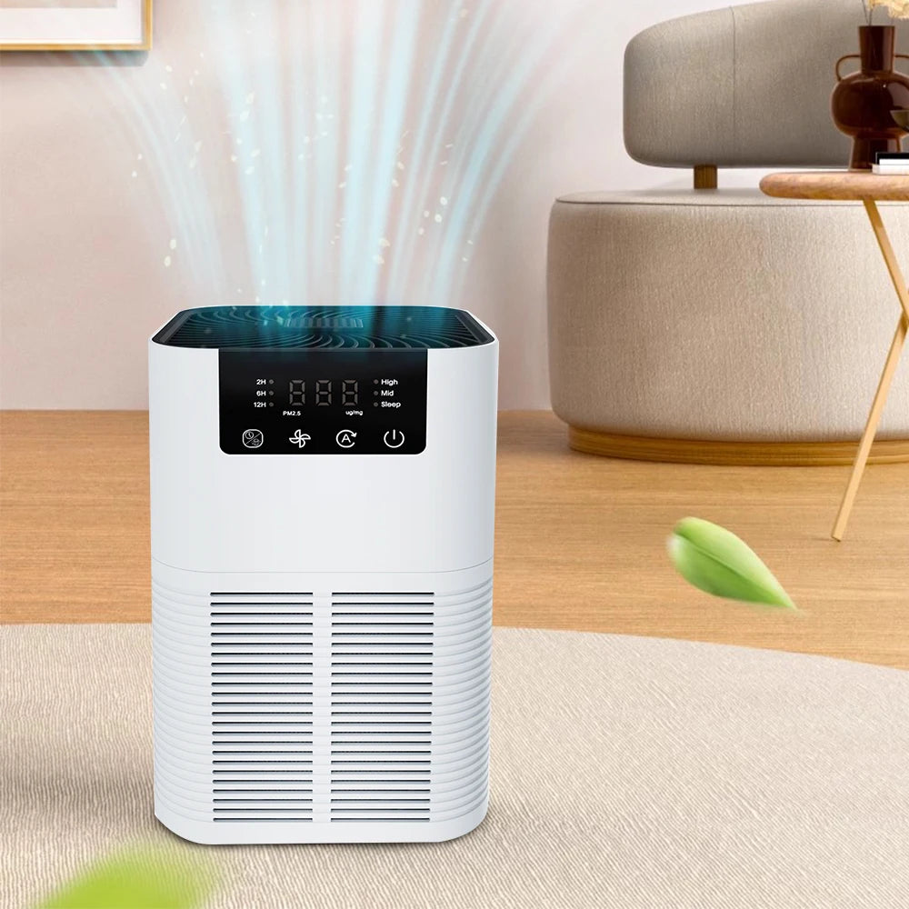HEPA Air Purifier with Negative Ion & Aromatherapy