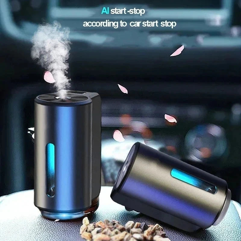 XMSJ OV-2 Electric Car Aroma Diffuser – Air Vent Mist Freshener With Liquid Fragrance