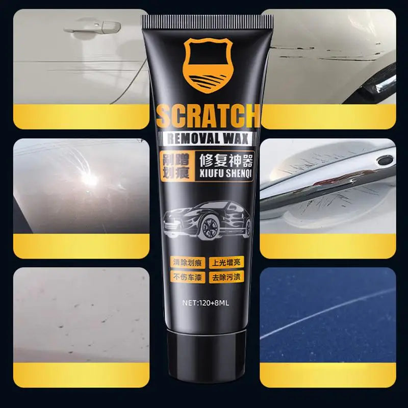 Car Scratch & Swirl Remover Compound – Paint Polishing Wax for Light Surface Marks