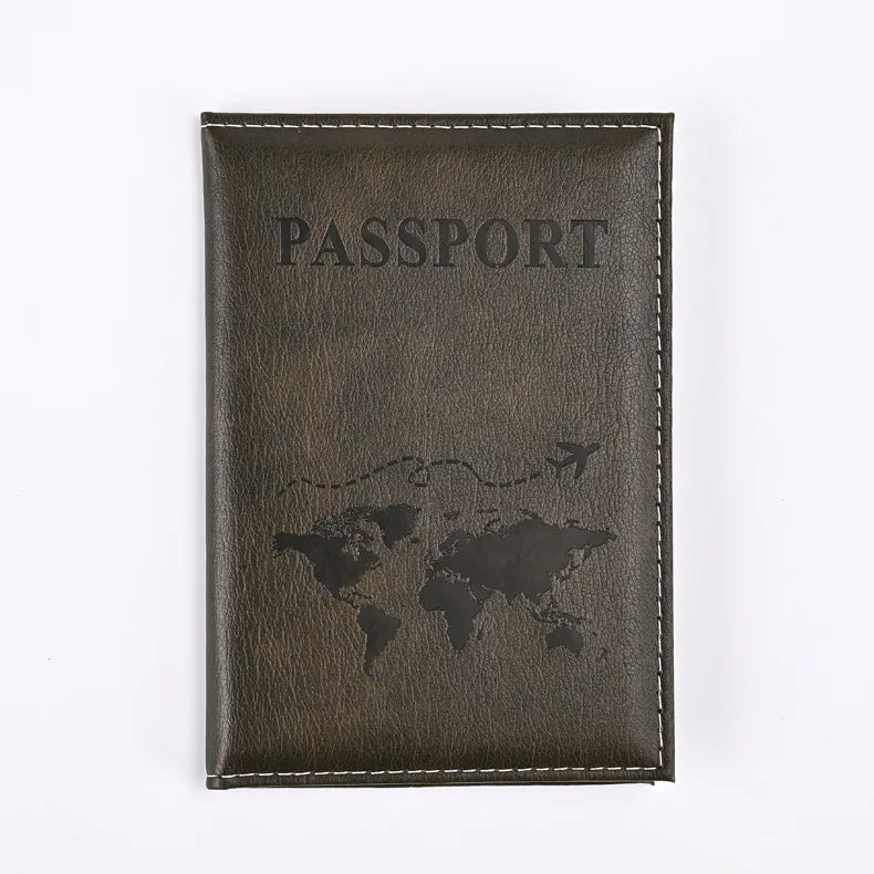 Colorful PU Passport Holder – Travel Cover With ID, Ticket & Credit Card Slots