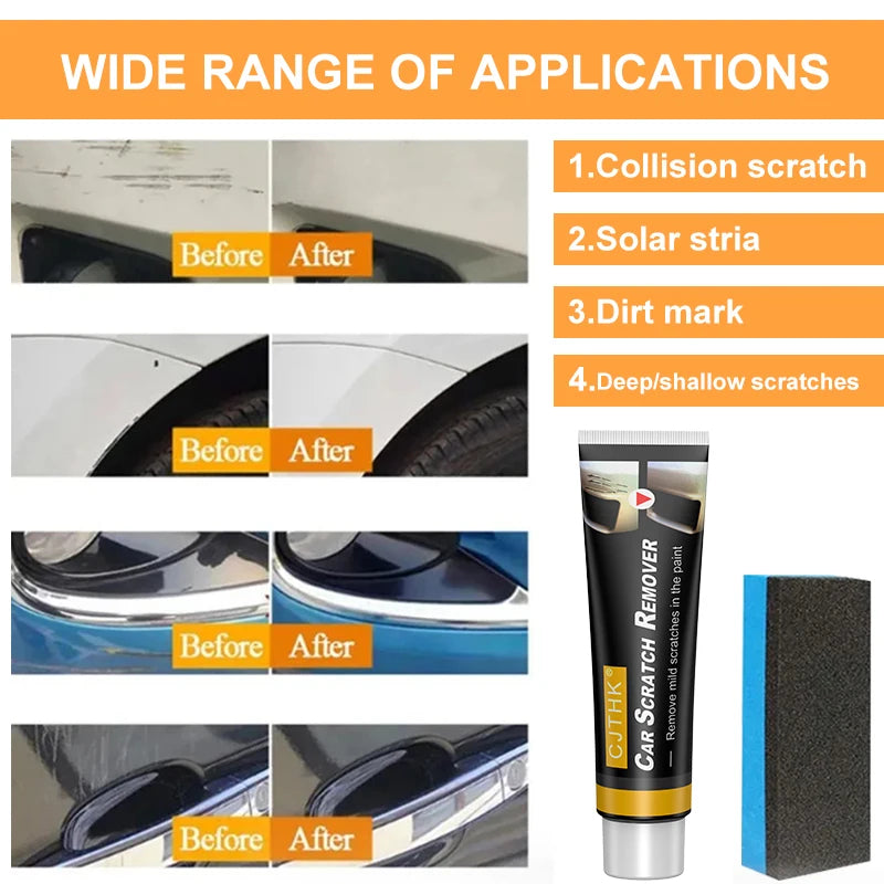 CJTHK Car Scratch & Swirl Remover Paste – 20ml, 60ml & 100ml Paint Polishing Compound