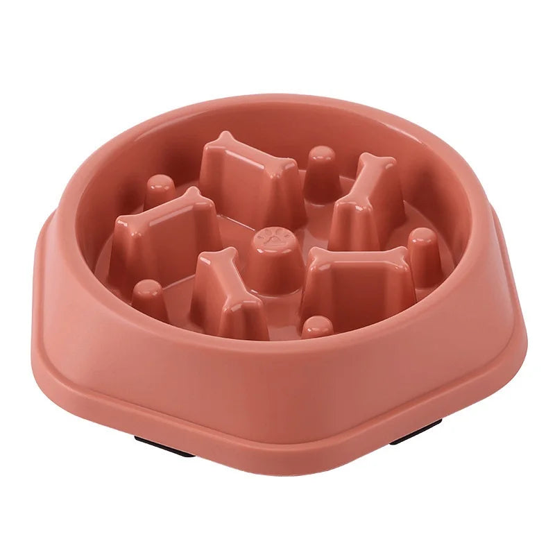 Non-Slip Slow Feeder Dog Bowl – Anti-Choking Puzzle Feeding Dish for Small, Medium & Large Dogs