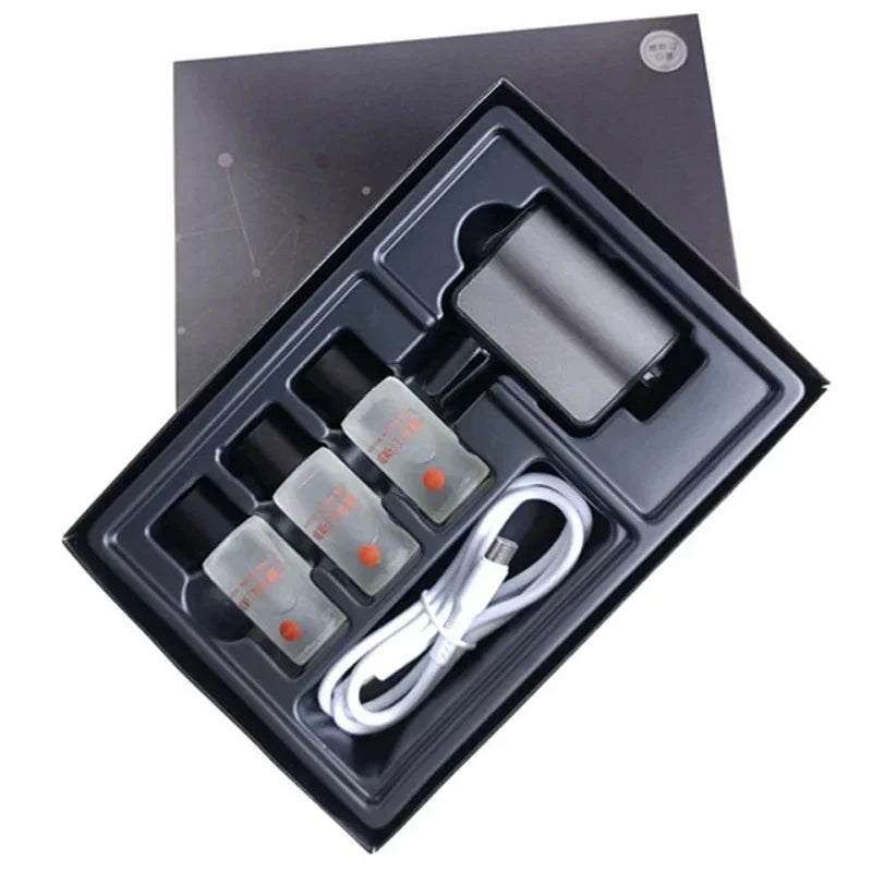 XMSJ OV-2 Electric Car Aroma Diffuser – Air Vent Mist Freshener With Liquid Fragrance