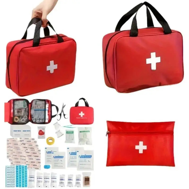 Compact First Aid Kit – Portable Emergency Supply Bag for Home, Car, Office and Travel