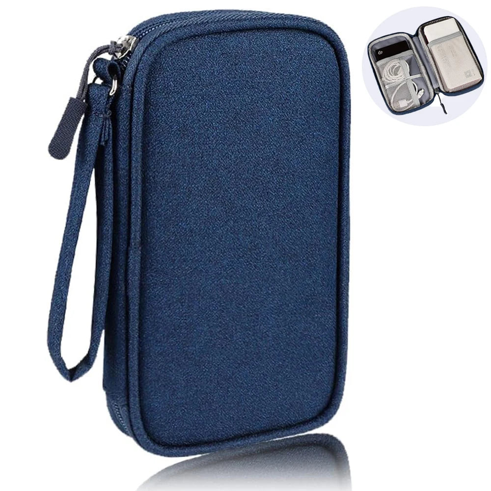 Portable Electronics Organizer Bag – Travel Cable and Charger Storage Case