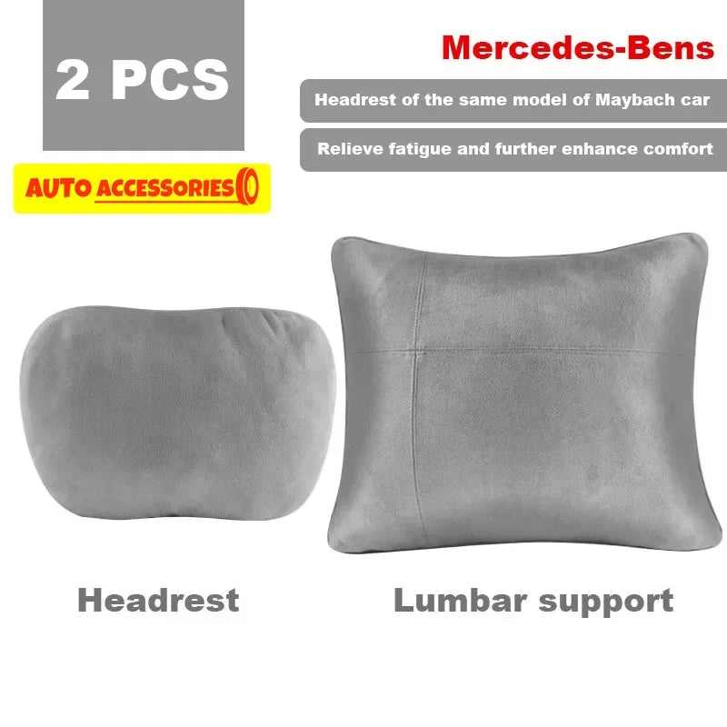 Universal Car Headrest Neck Pillow – Soft Adjustable Seat Support Cushion