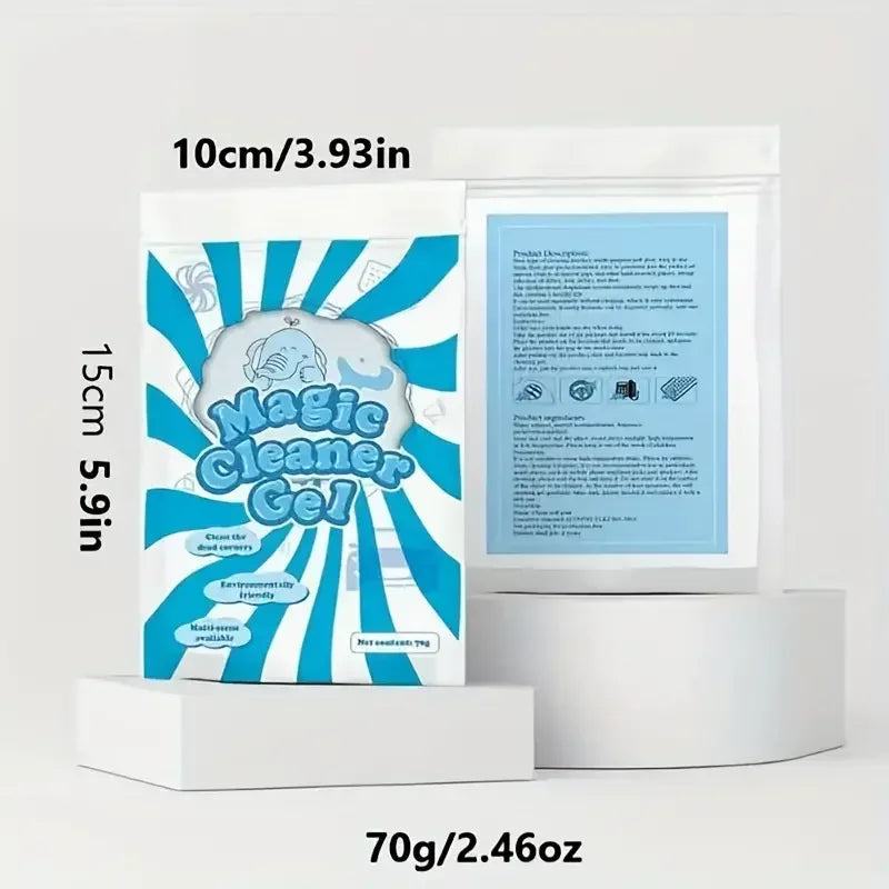 70g Car Cleaning Gel For Air Vents, Dashboards And Keyboards – Dust Remover