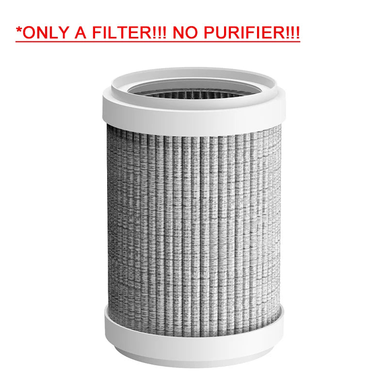 Mini Desktop Air Purifier with HEPA Filter & Negative Ion Technology