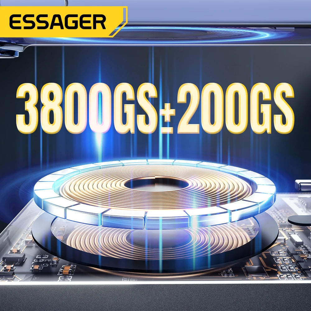 Essager 5,000mAh Slim Magnetic Wireless Power Bank – 20W USB-C Fast Charger