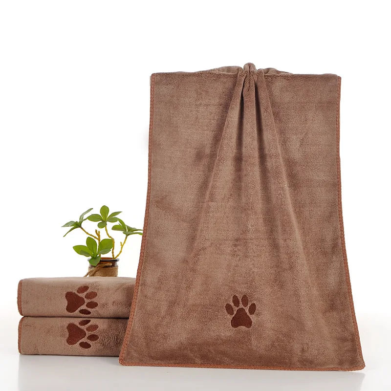 Quick-Dry Microfiber Pet Towel – Super Absorbent Dog & Cat Bath Towel (Soft, Thickened & Non-Shedding)