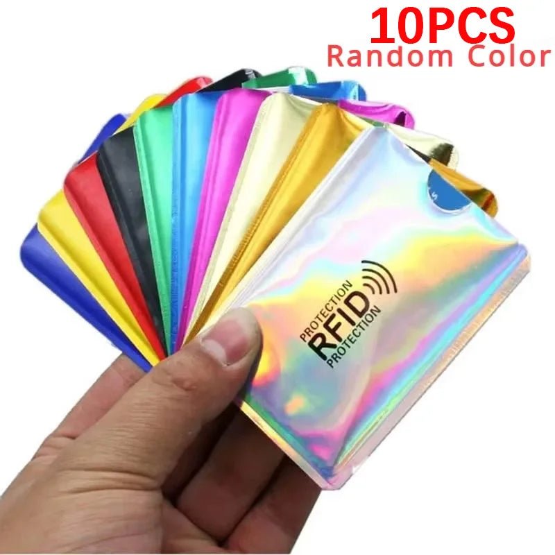 RFID-Blocking Card Protector Sleeves – 5 or 10-Pack Anti-Skimming Wallet Inserts - Goodify Mart