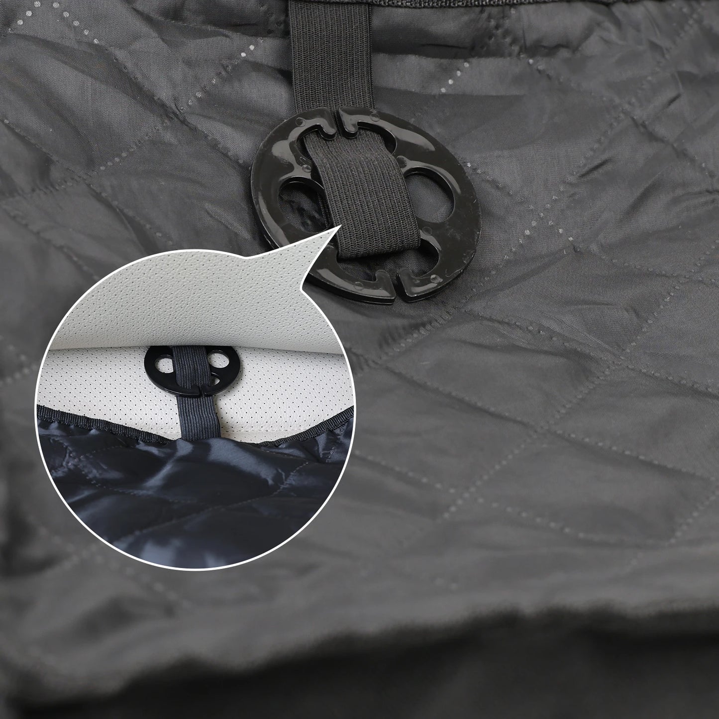 PaiPaitek Car Dog Seat Cover – Oxford Cloth Front Passenger Pet Mat, Washable & Stain-Resistant