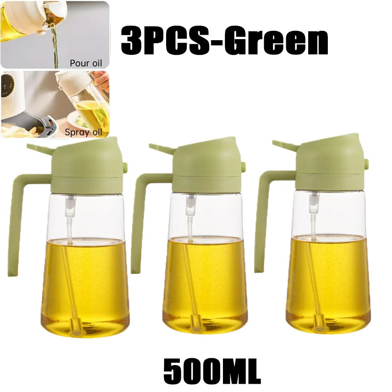 Oil Spray Bottle 200/300/500ml – Olive Oil Sprayer for BBQ, Cooking & Baking
