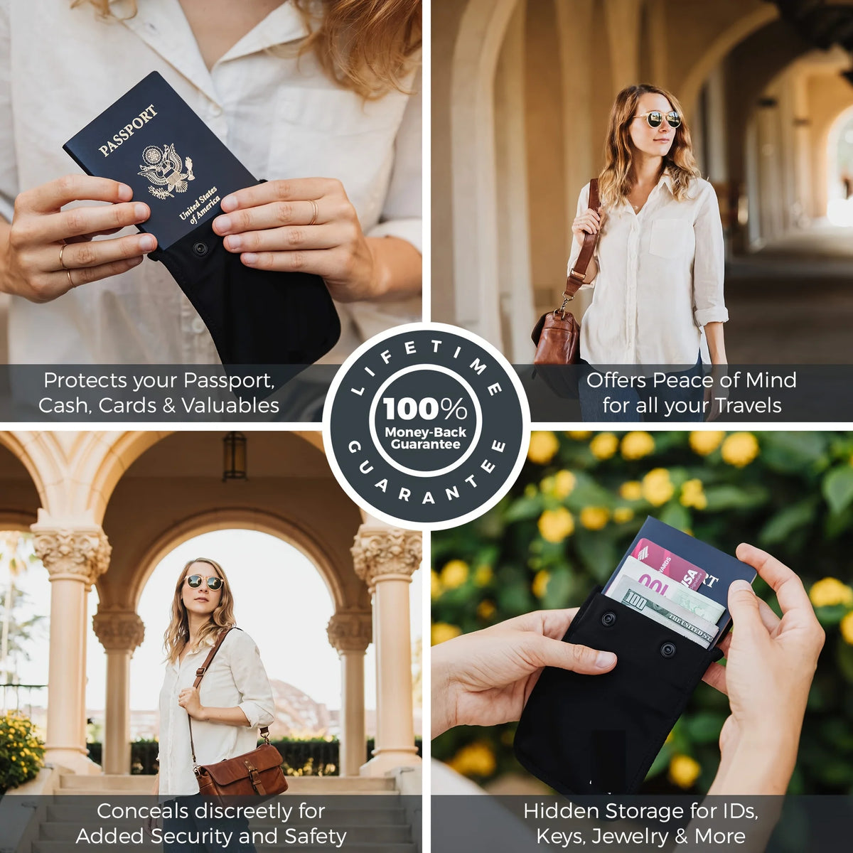 Hidden Bra Wallet – Discreet Travel Pouch for Cash, Cards and Small Valuables - Goodify Mart