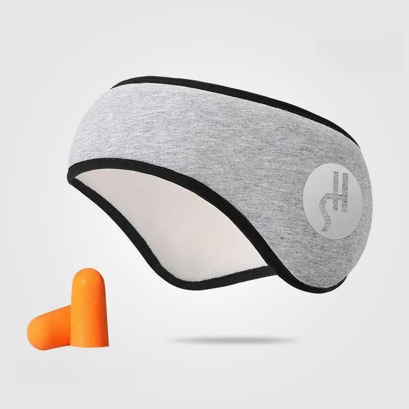 Adjustable Sleep Mask With Ear Covers – Light and Noise-Reducing Travel Eye Mask - Goodify Mart