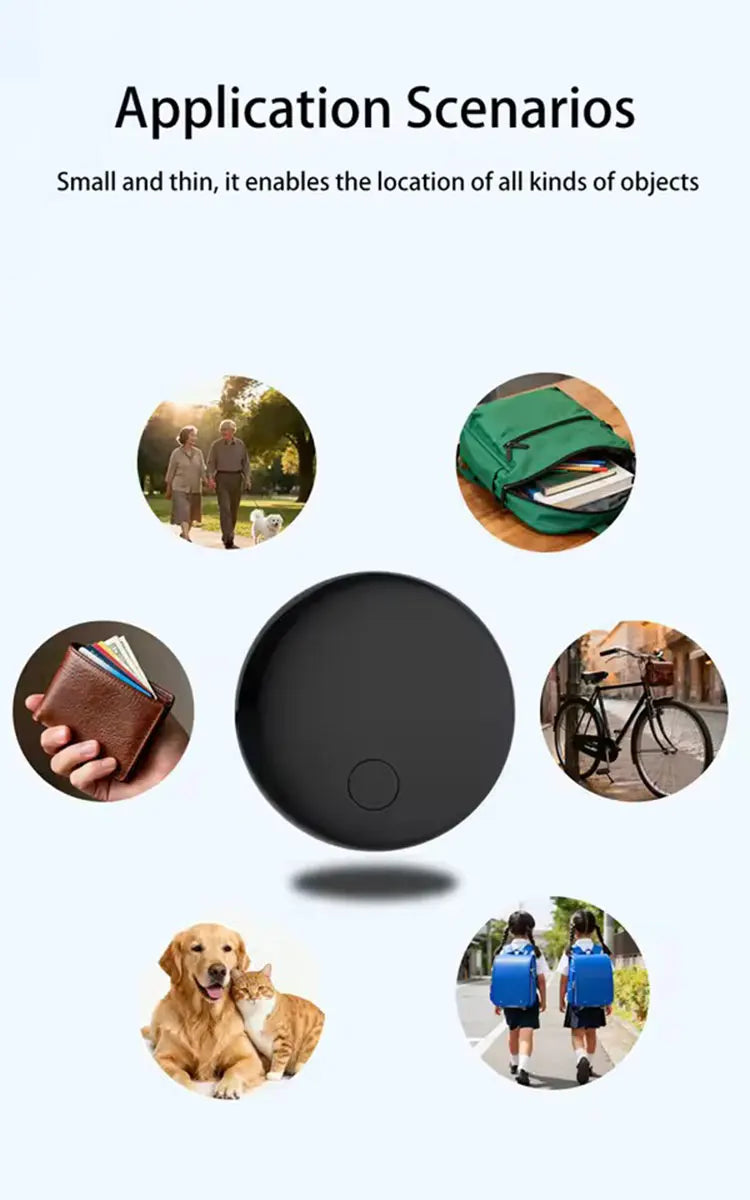 Bluetooth Item Finder Tracker – Compact Locator for Keys, Bags and Travel Gear