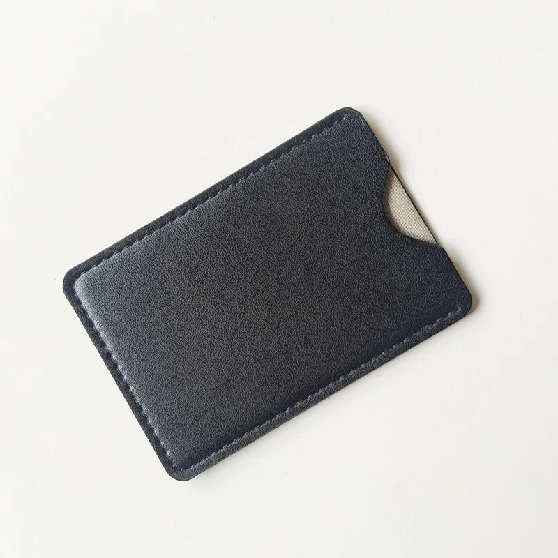 Ultra-Thin RFID-Blocking PU Card Sleeve – Bank, ID and Travel Card Holder - Goodify Mart