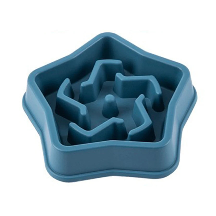 Dog Slow Feeder Bowl – Anti-Choking Cloud Shape Slow Eating Bowl for Large & Small Dogs (500ml)