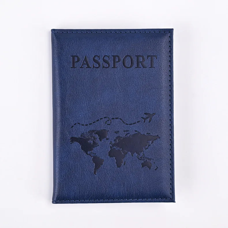 Colorful PU Passport Holder – Travel Cover With ID, Ticket & Credit Card Slots