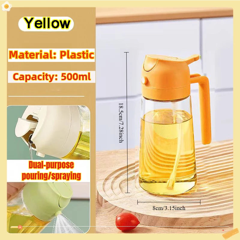 Oil Spray Bottle 200/300/500ml – Olive Oil Sprayer for BBQ, Cooking & Baking