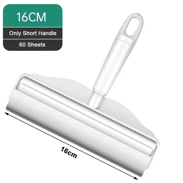 Long Handle Lint Roller for Pet Hair – Large Tear-Off Adhesive Cleaner for Sofa, Carpet & Upholstery