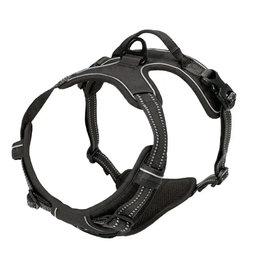 Pet Dog Harness, Collar & Leash Set – Adjustable Vest Harness for Small & Medium Dogs
